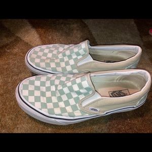 Women’s checkerboard vans